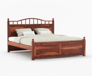 Windsor Classic Wooden Storage Bed in Walnut Finish - Image 4