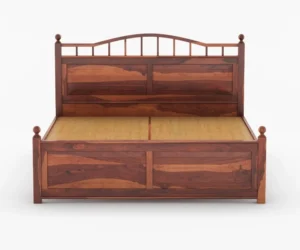 Windsor Classic Wooden Storage Bed in Walnut Finish - Image 6