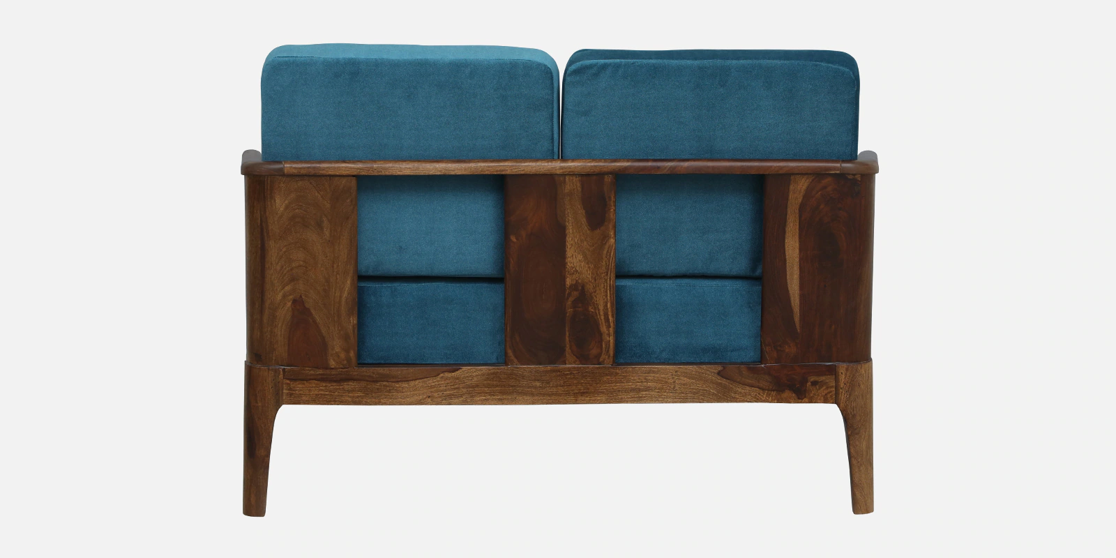 Windsor Grace Solid Sheesham Wood 2 Seater Sofa in Rich Walnut Finish - Image 3