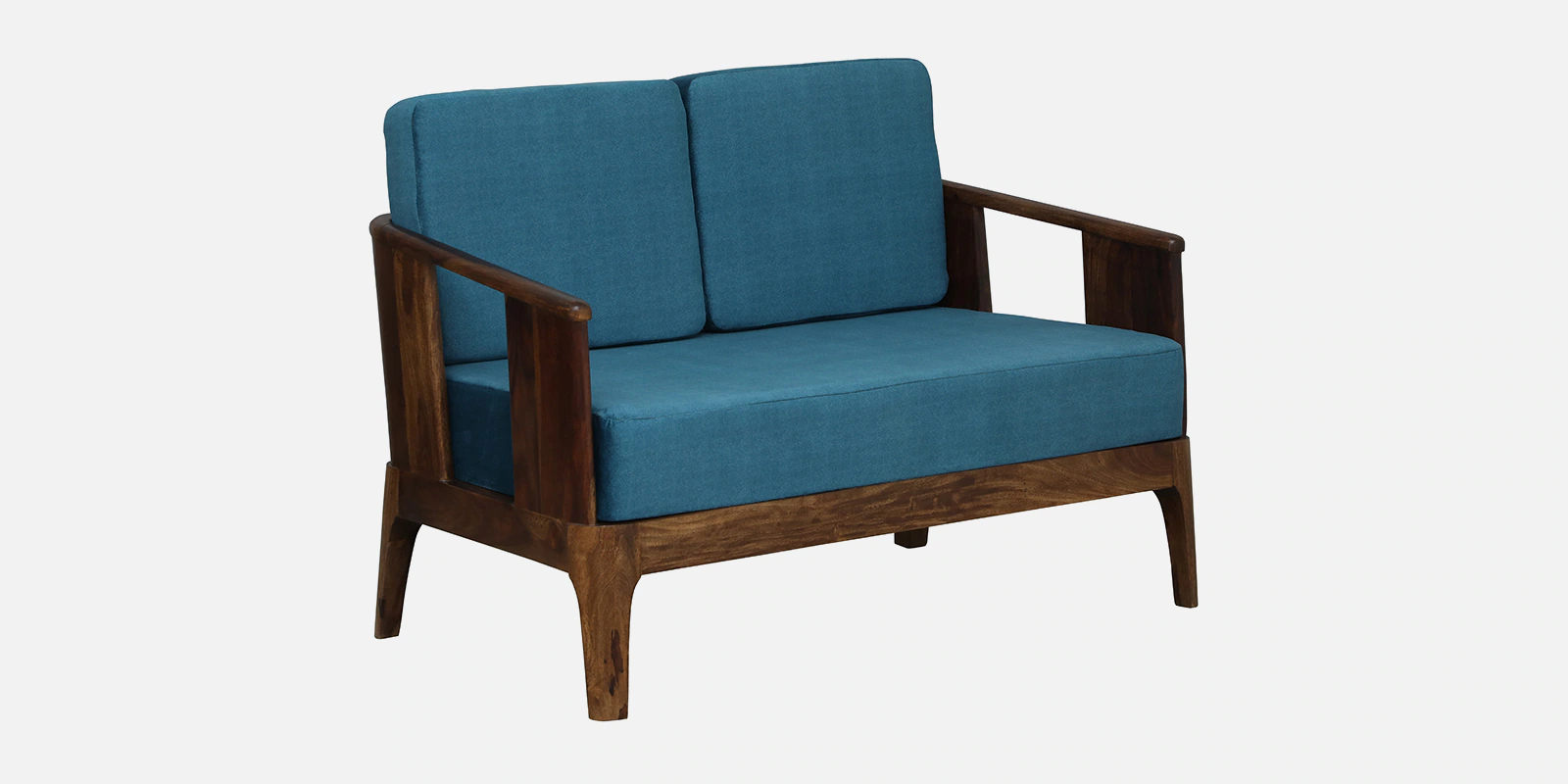 Windsor Grace Solid Sheesham Wood 2 Seater Sofa in Rich Walnut Finish - Image 5