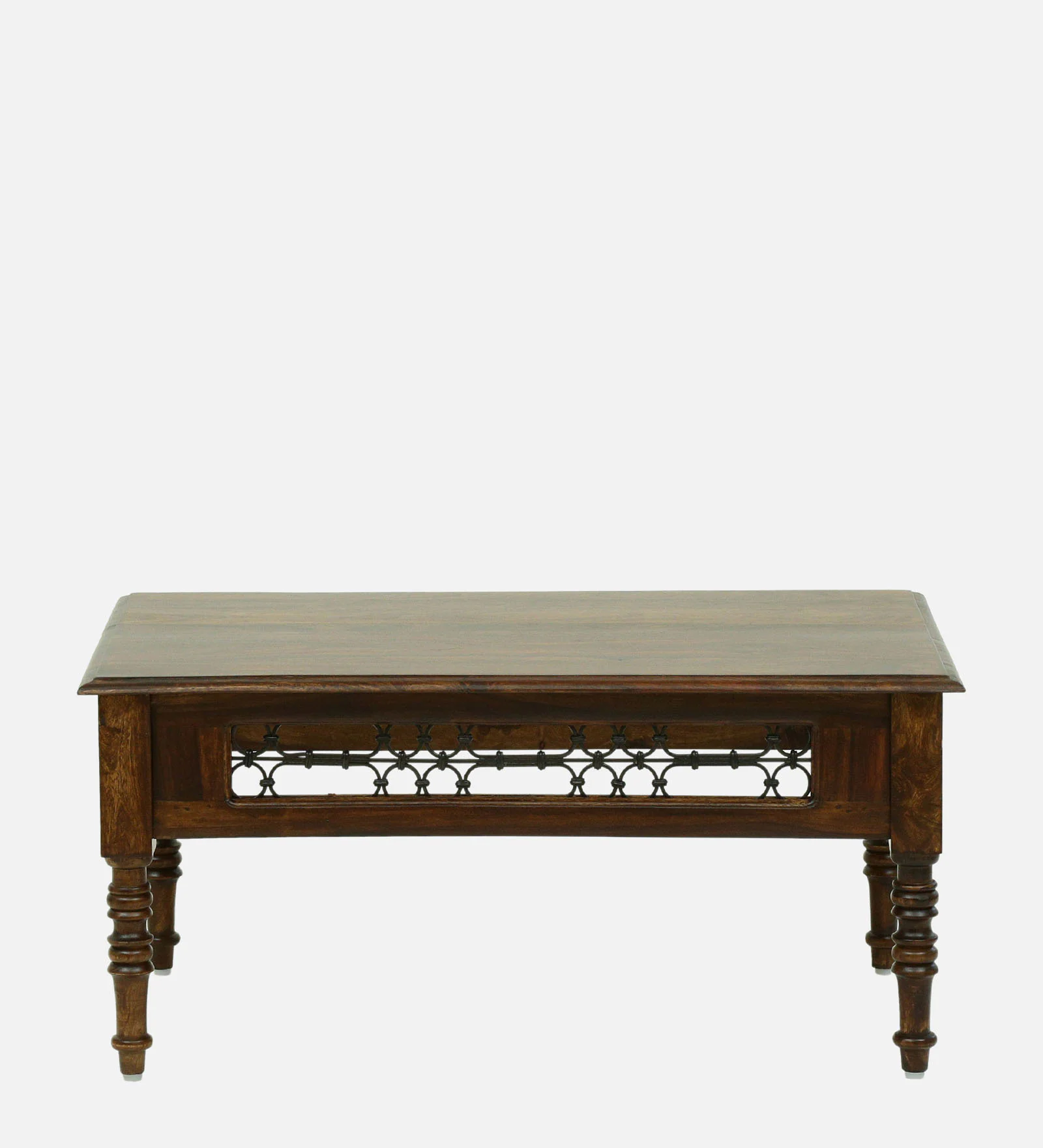 Woodlore Premium Wooden Coffee Table with Open Display Storage - Image 3