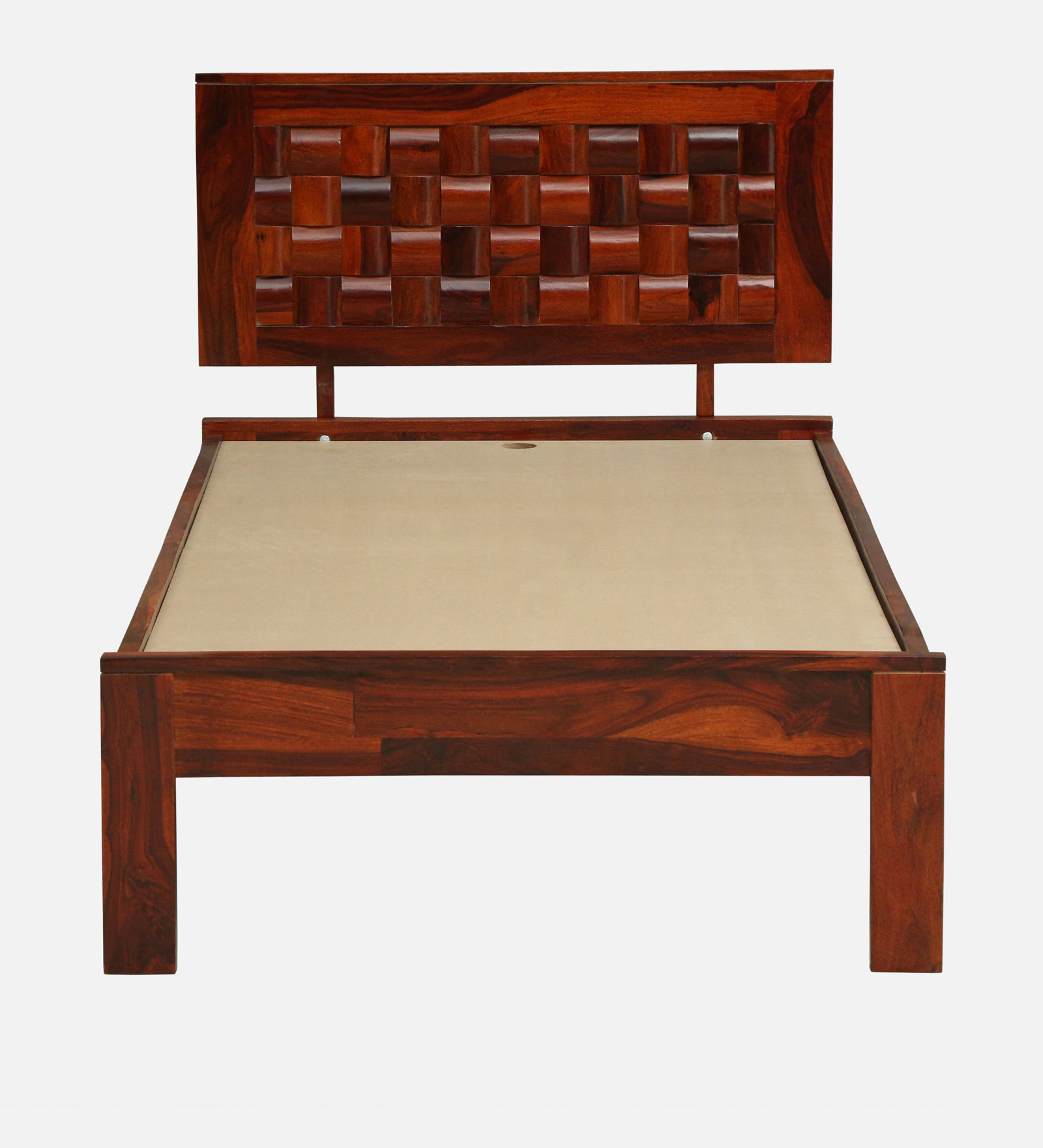 Zenith Handcrafted Sheesham Wood Single Bed for Elegant Bedrooms - Image 3