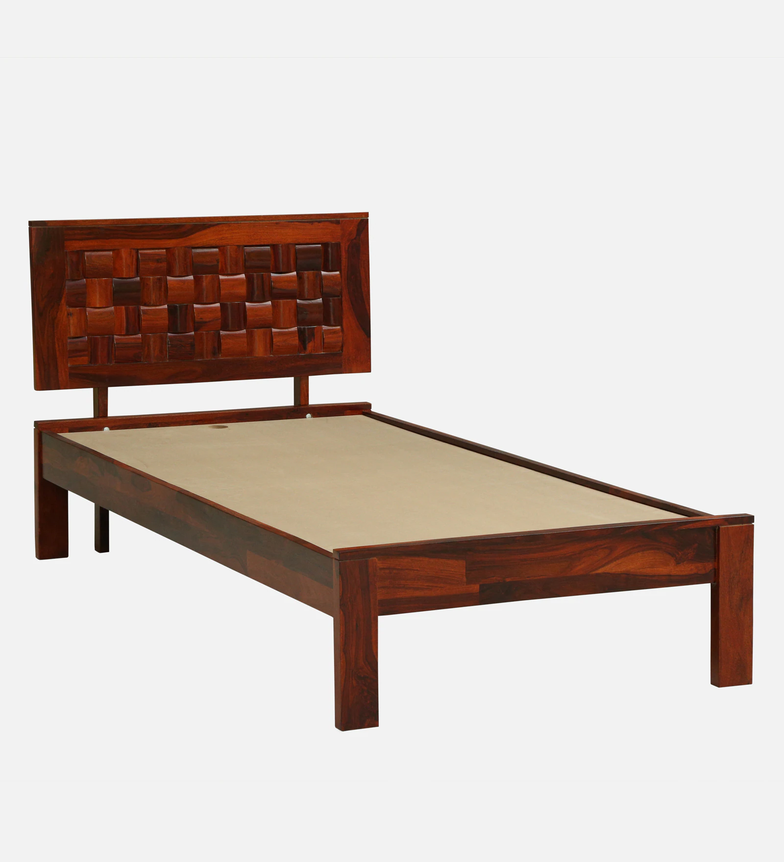 Zenith Handcrafted Sheesham Wood Single Bed for Elegant Bedrooms - Image 7