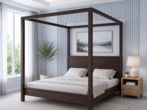 Zephira Premium Wooden Bunk Bed in Provincial Teak Finish