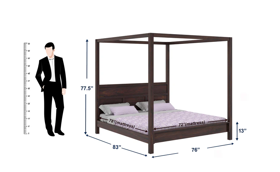 Zephira Premium Wooden Bunk Bed in Provincial Teak Finish - Image 7