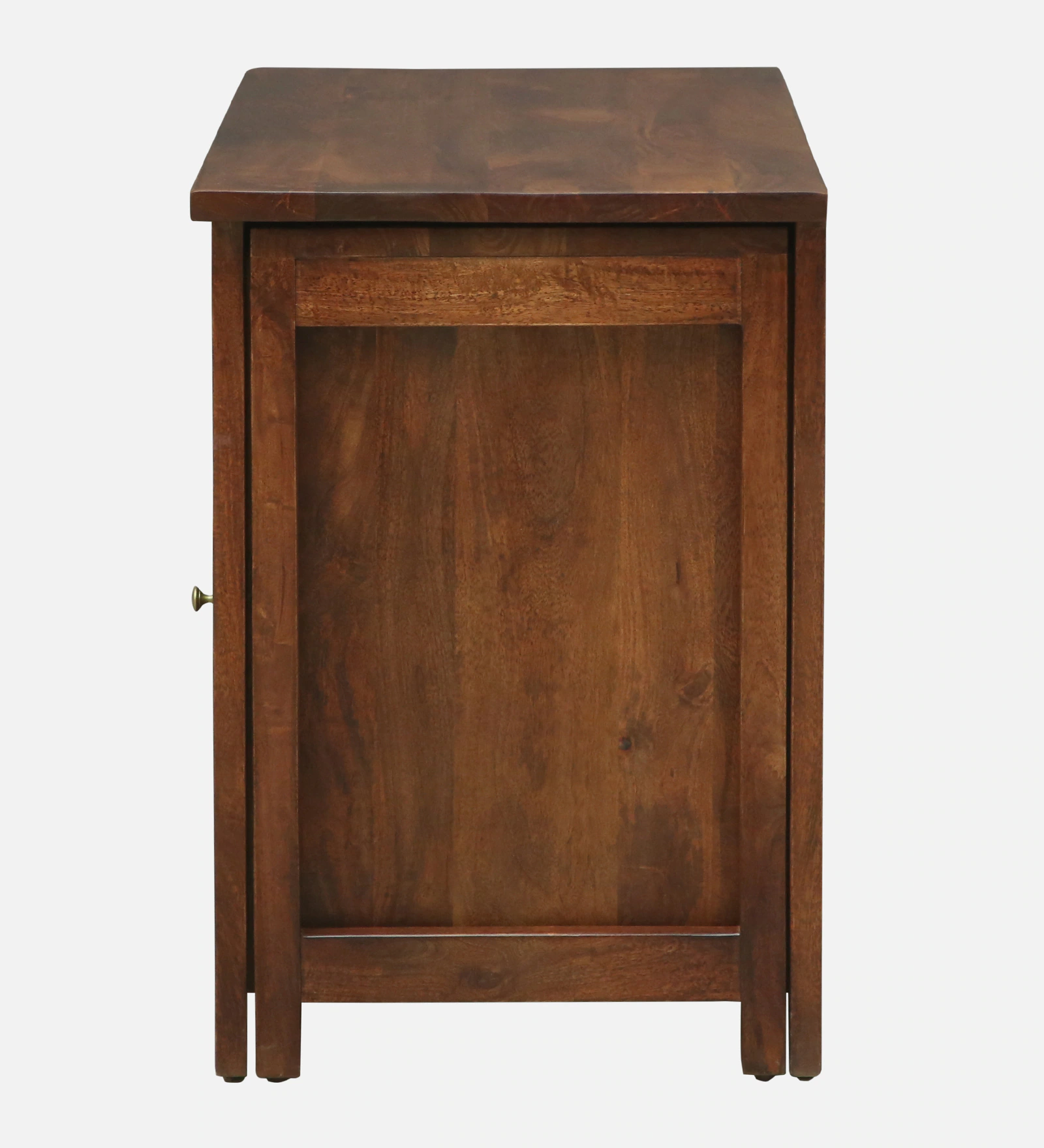 Zorvian Solid Wood Designer Cabinet in Classic Walnut Finish - Image 4
