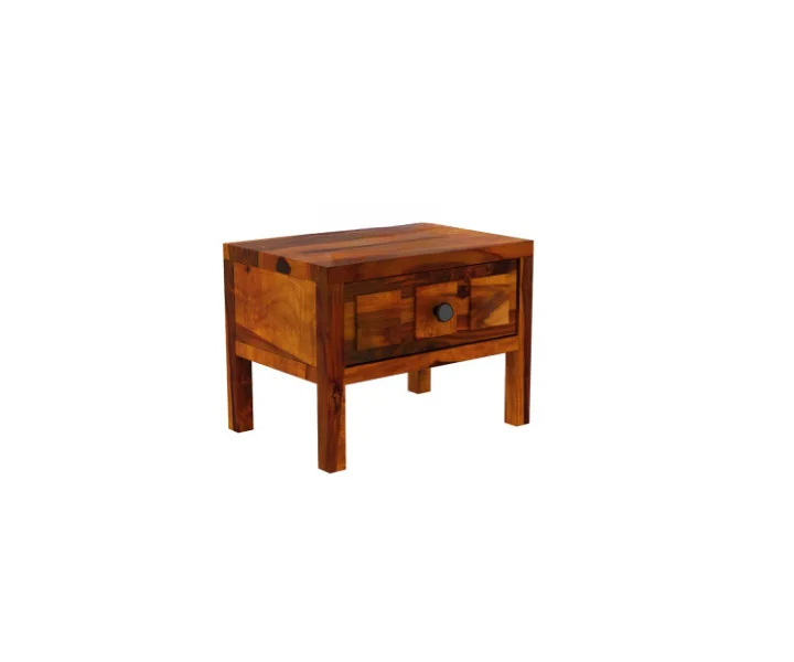 esigner Solid Sheesham Wood Bedside Table - Image 4