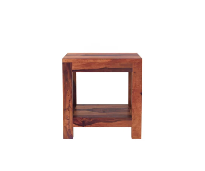 olid Sheesham Wood Bedside Unit - Image 2