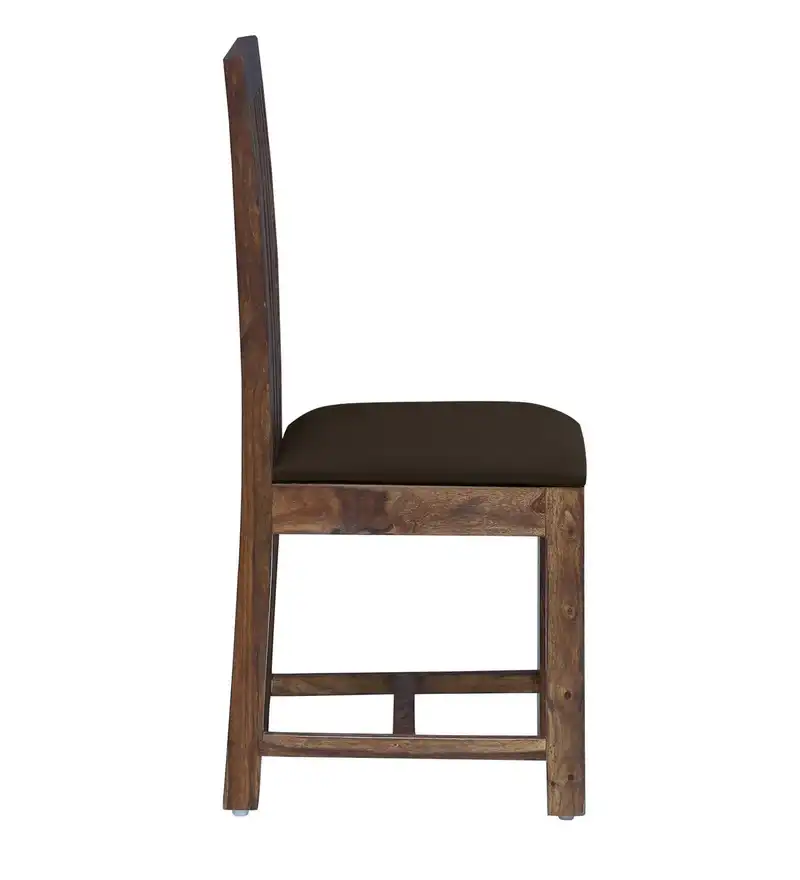 Verden Natural Finish Sheesham Wood Chair - Image 3