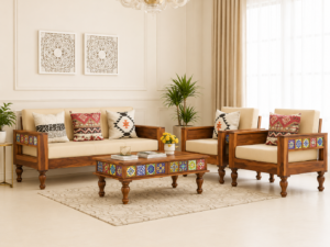 Woodland Aura Premium Living Room Sofa Set