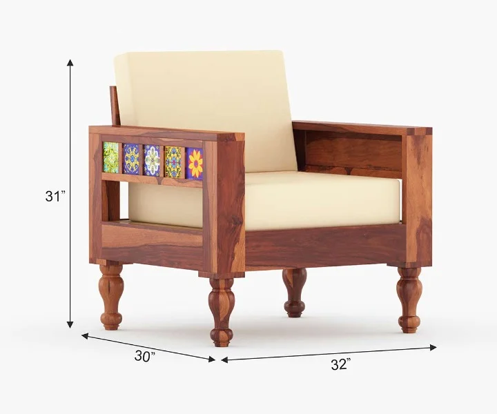 Woodland Aura Premium Living Room Sofa Set - Image 8