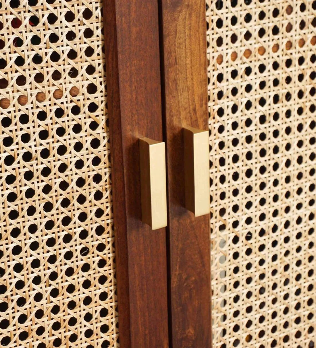 Arvion Solid Sheesham Wood Bar Cabinet with Spacious Storage - Image 2