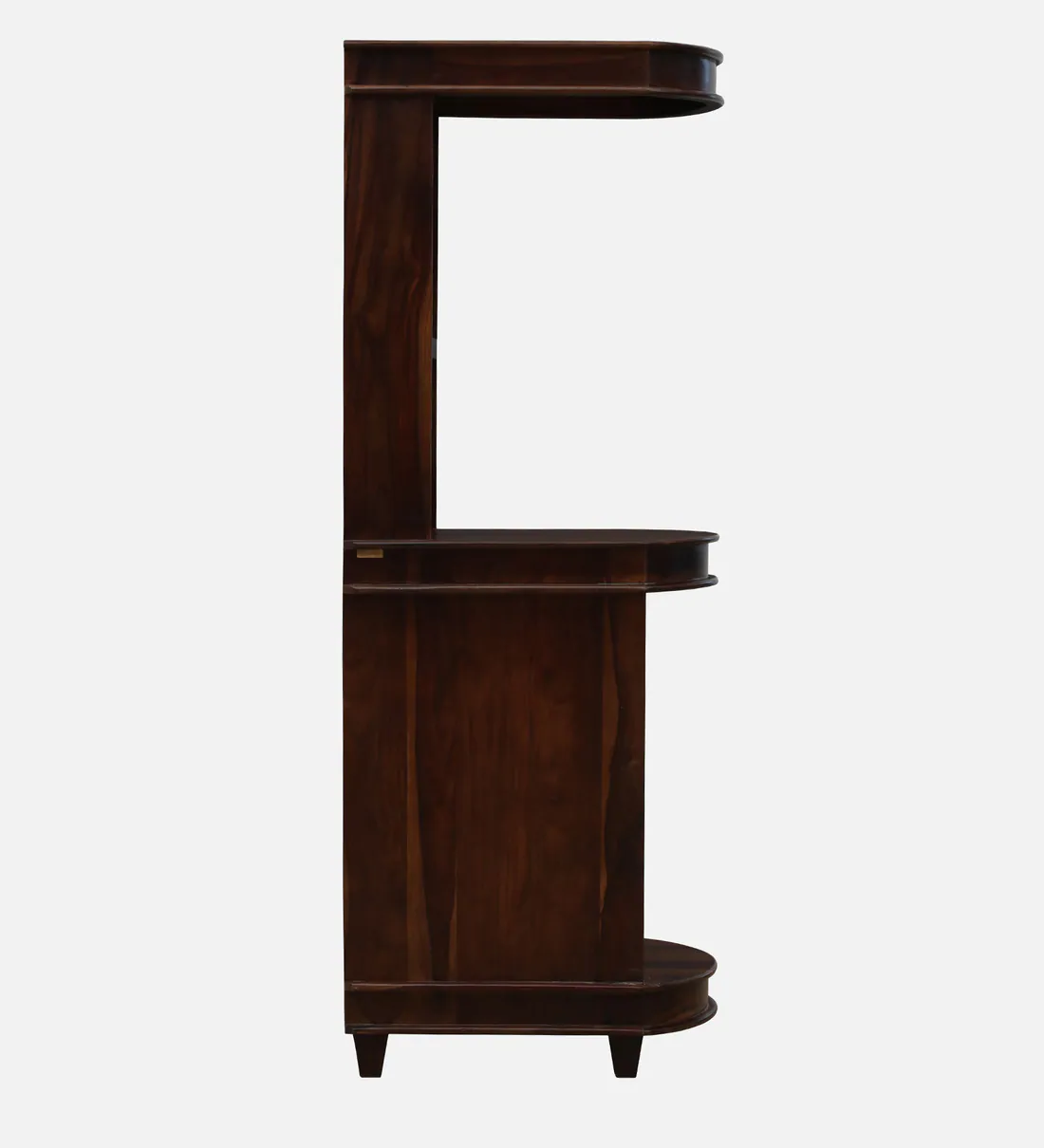 Avenza Solid Sheesham Wood Home Bar Cabinet with Drawer - Image 5