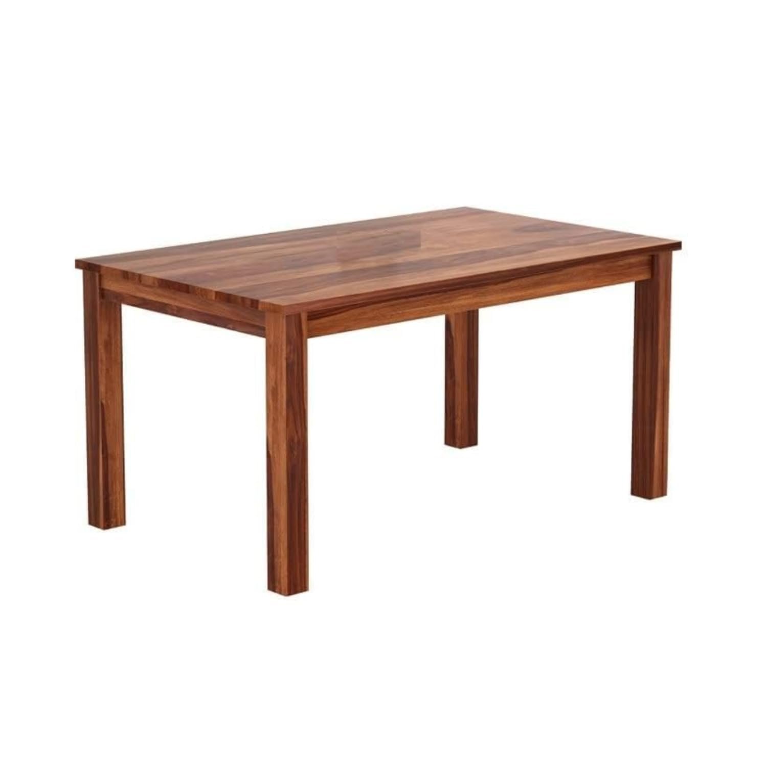 Castera Elegant Sheesham Wood 6 Seater Dining Table Set in Honey Oak Finish - Image 3