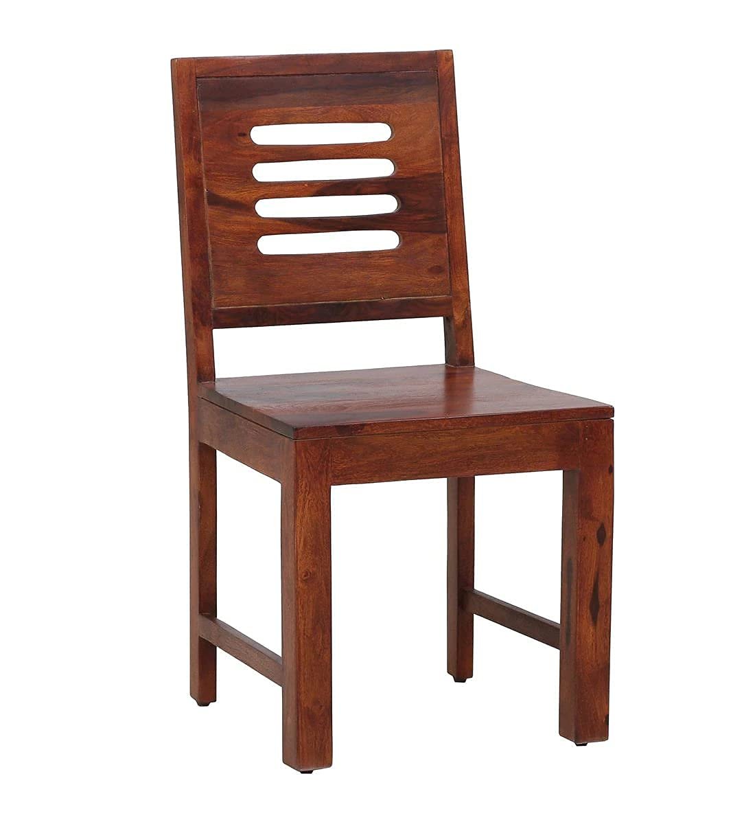 Denvor Luxury Solid Sheesham Wood 6 Seater Dining Set in Provincial Teak Finish - Image 3