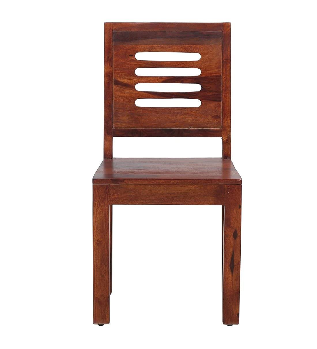 Denvor Luxury Solid Sheesham Wood 6 Seater Dining Set in Provincial Teak Finish - Image 4