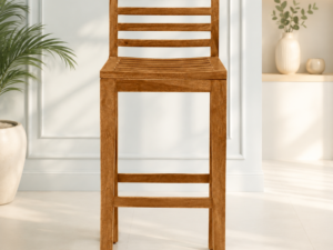 Florita Premium Wooden Bar Chair with Strong Solid Wood Frame