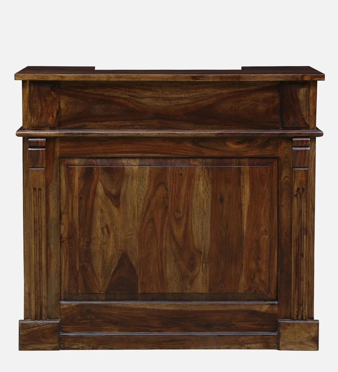 Florita Wooden Bar Cabinet in Elegant Teak Finish - Image 3