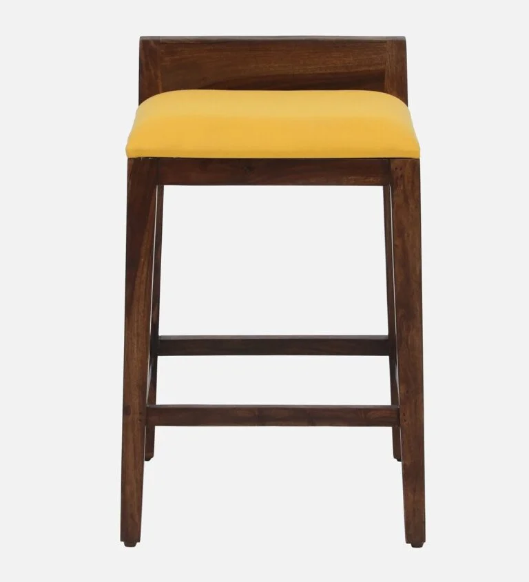 Hermance Premium Wooden Bar Chair with Ergonomic Back Support - Image 4