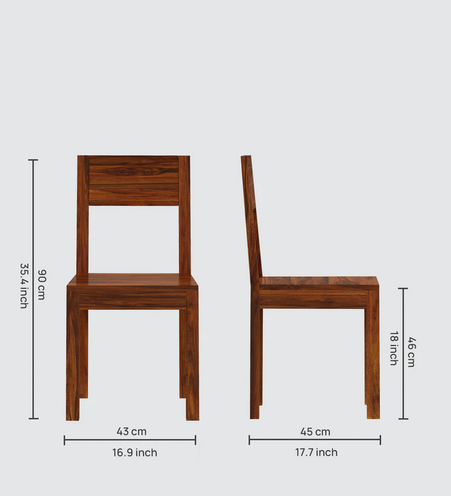 Krevix Designer Solid Wood Dining Set with Six Comfortable Chairs - Image 8