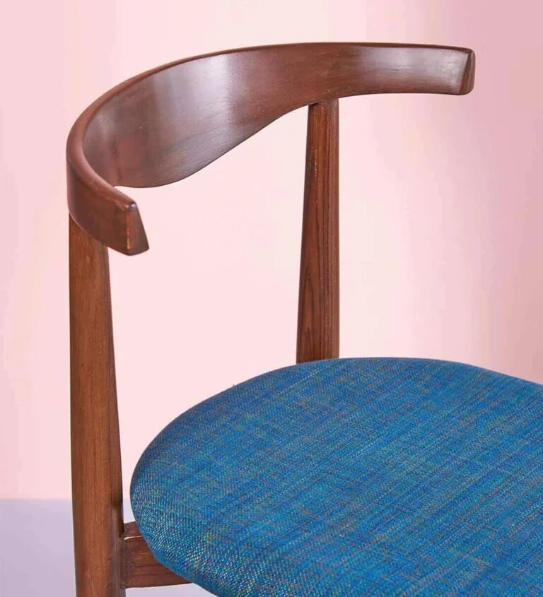 Krevix Premium Wooden Bar Chair for Kitchen Counter and Home Bar - Image 3