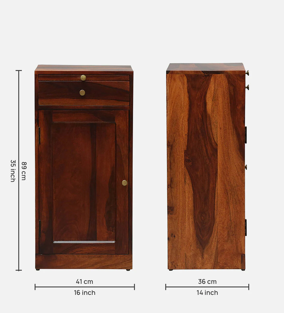 Krevix Solid Wood Bar Cabinet for Modern Living Spaces - Image 3