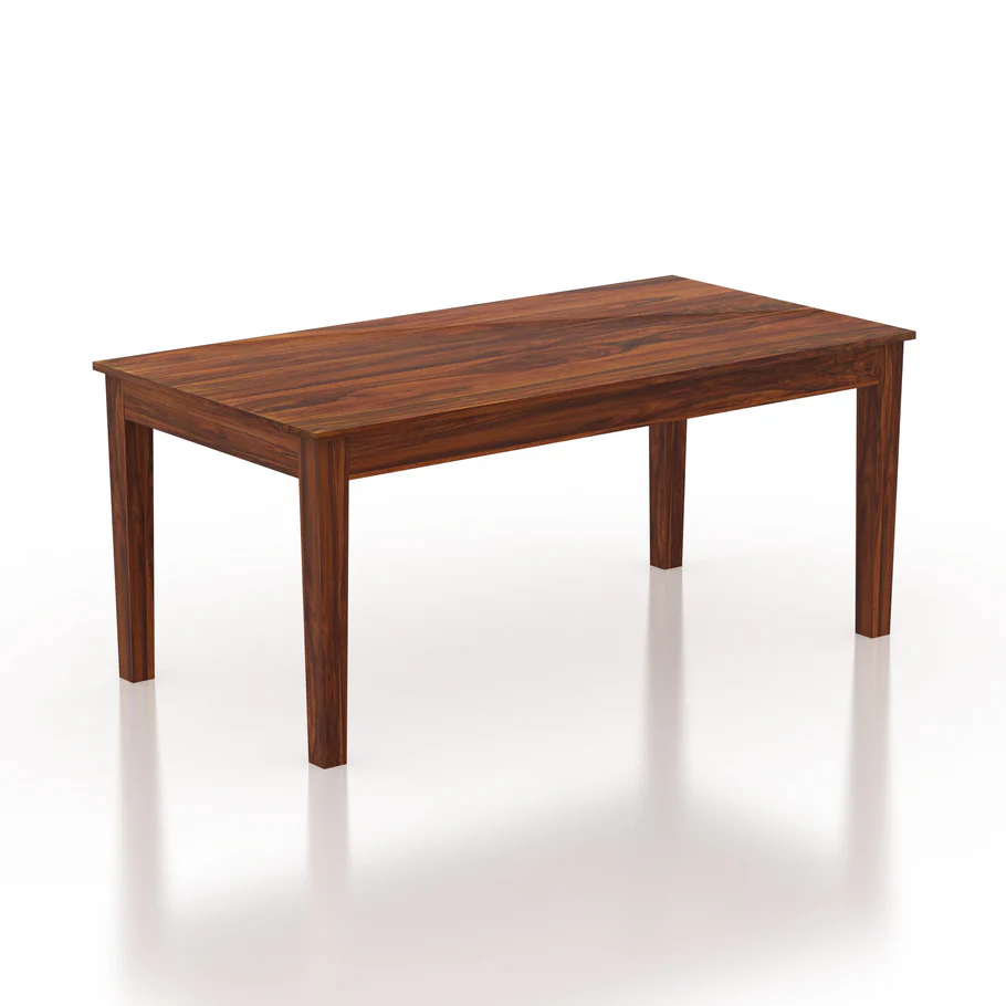 Lorenza Handcrafted Sheesham Wood 6 Seater Dining Set in Natural Finish - Image 3
