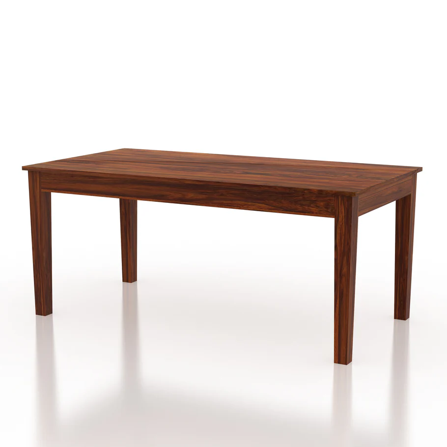 Lorenza Handcrafted Sheesham Wood 6 Seater Dining Set in Natural Finish - Image 4