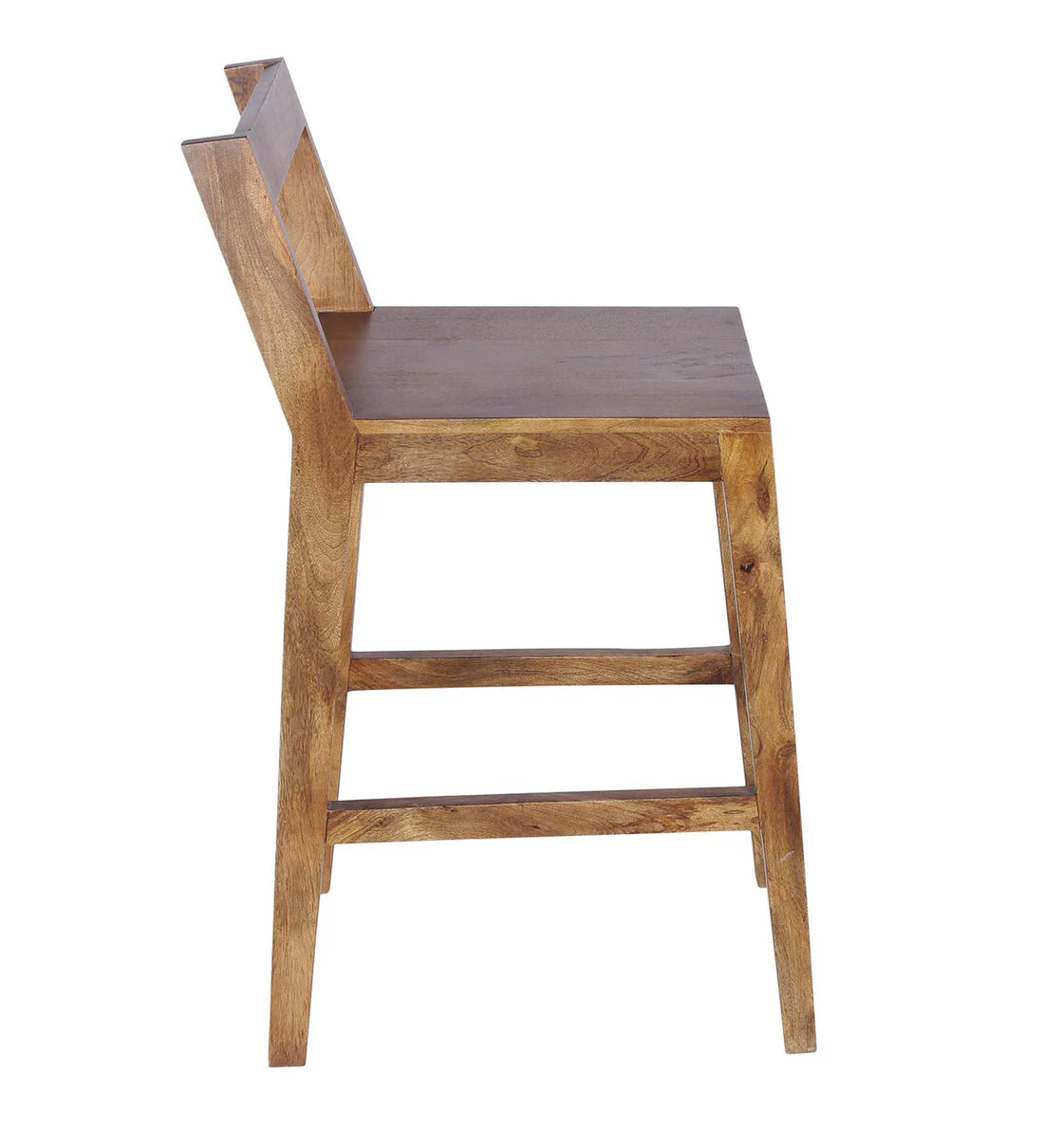 Oakspire Premium Sheesham Wood Bar Chair in Natural Finish - Image 5