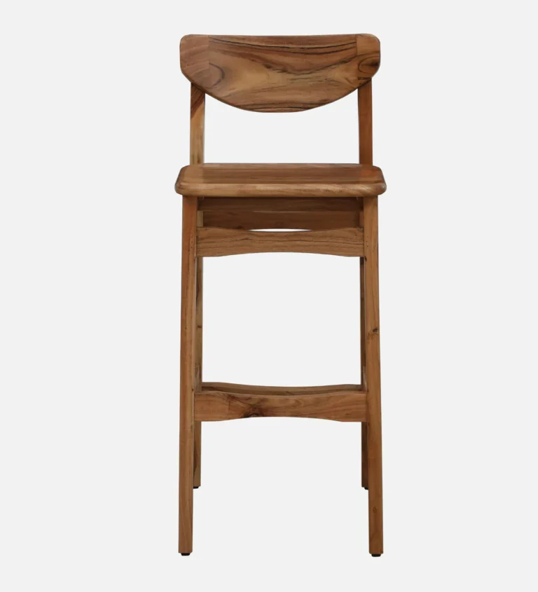 Ravento Solid Sheesham Wood Bar Chair for Kitchen Island - Image 4