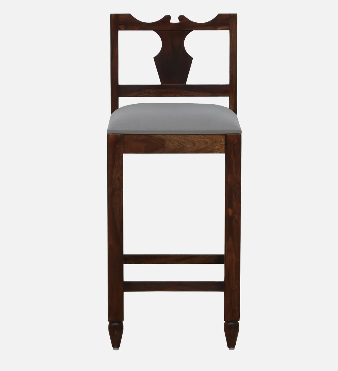 Tency Contemporary Sheesham Wood Bar Chair for Home Bar - Image 2