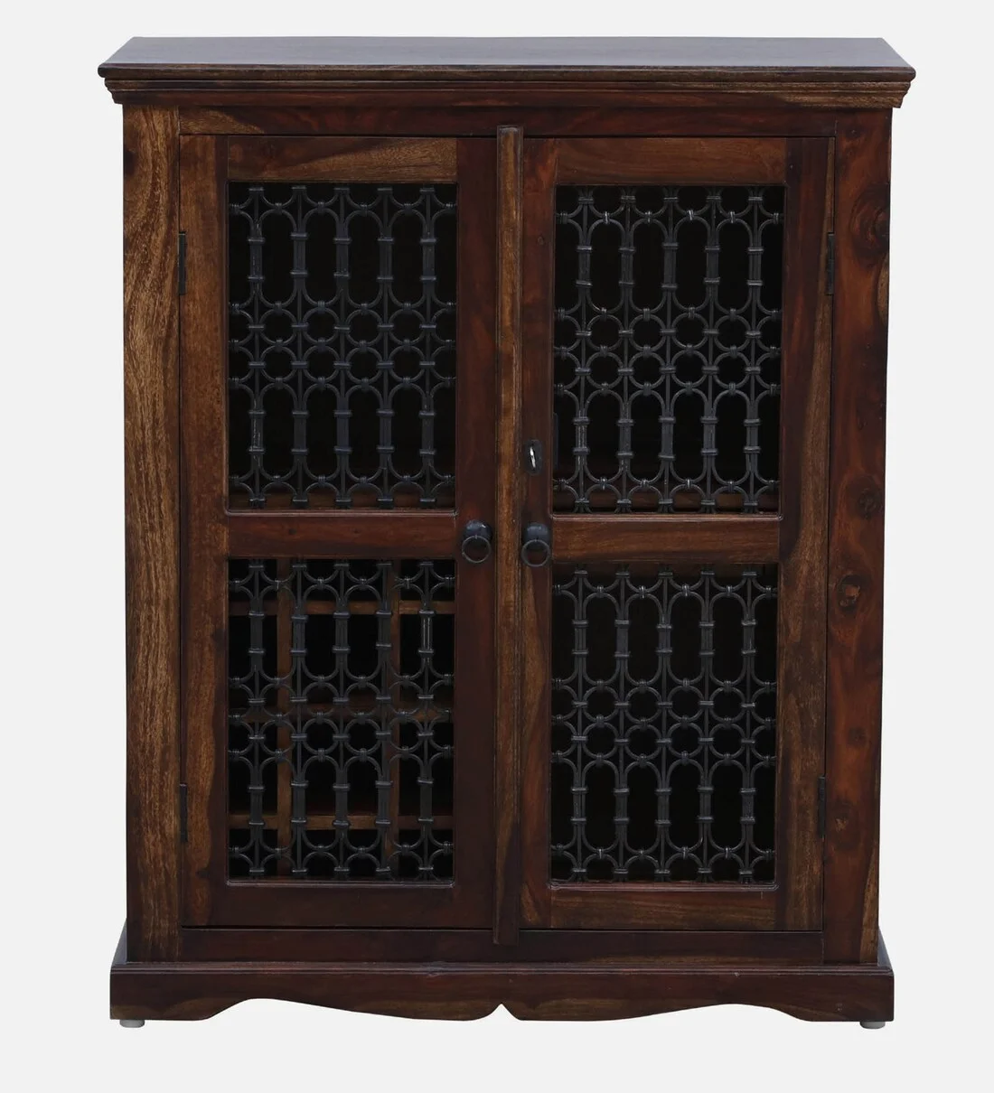 Tency Premium Wooden Bar Cabinet with Bottle Storage - Image 5
