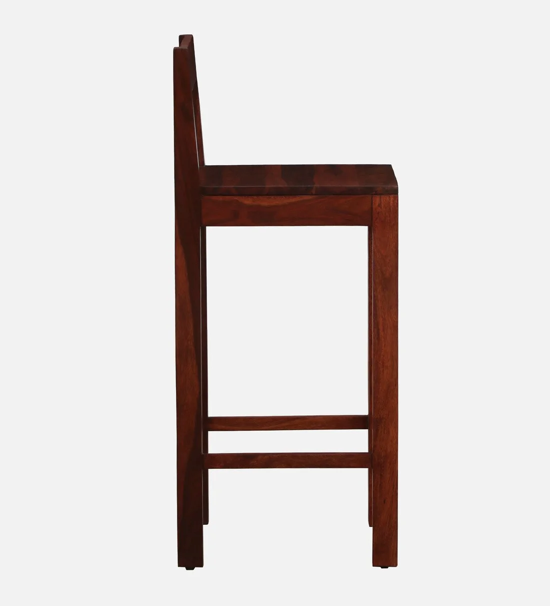 Velmont Handcrafted Sheesham Wood Bar Chair in Natural Finish - Image 2