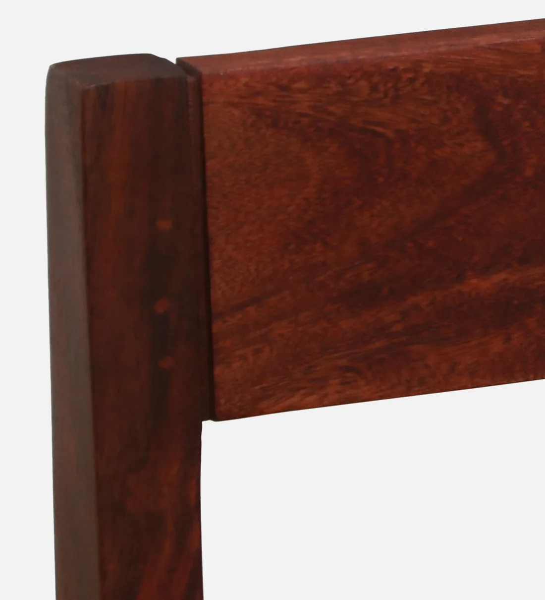 Velmont Handcrafted Sheesham Wood Bar Chair in Natural Finish - Image 4