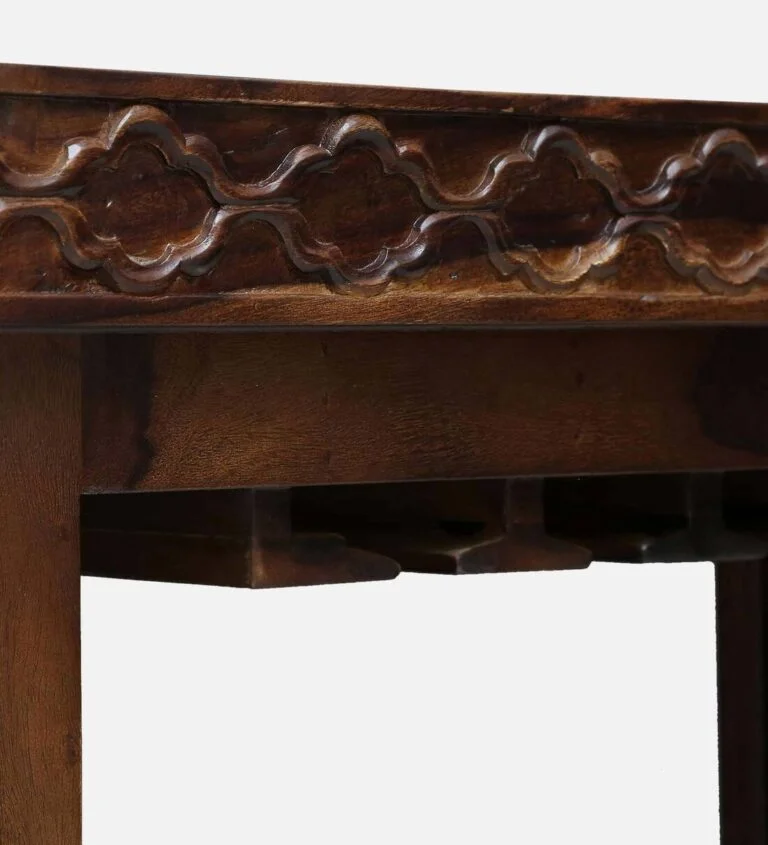 Zephron Modern Wooden Bar Cabinet in Honey Oak Finish - Image 2