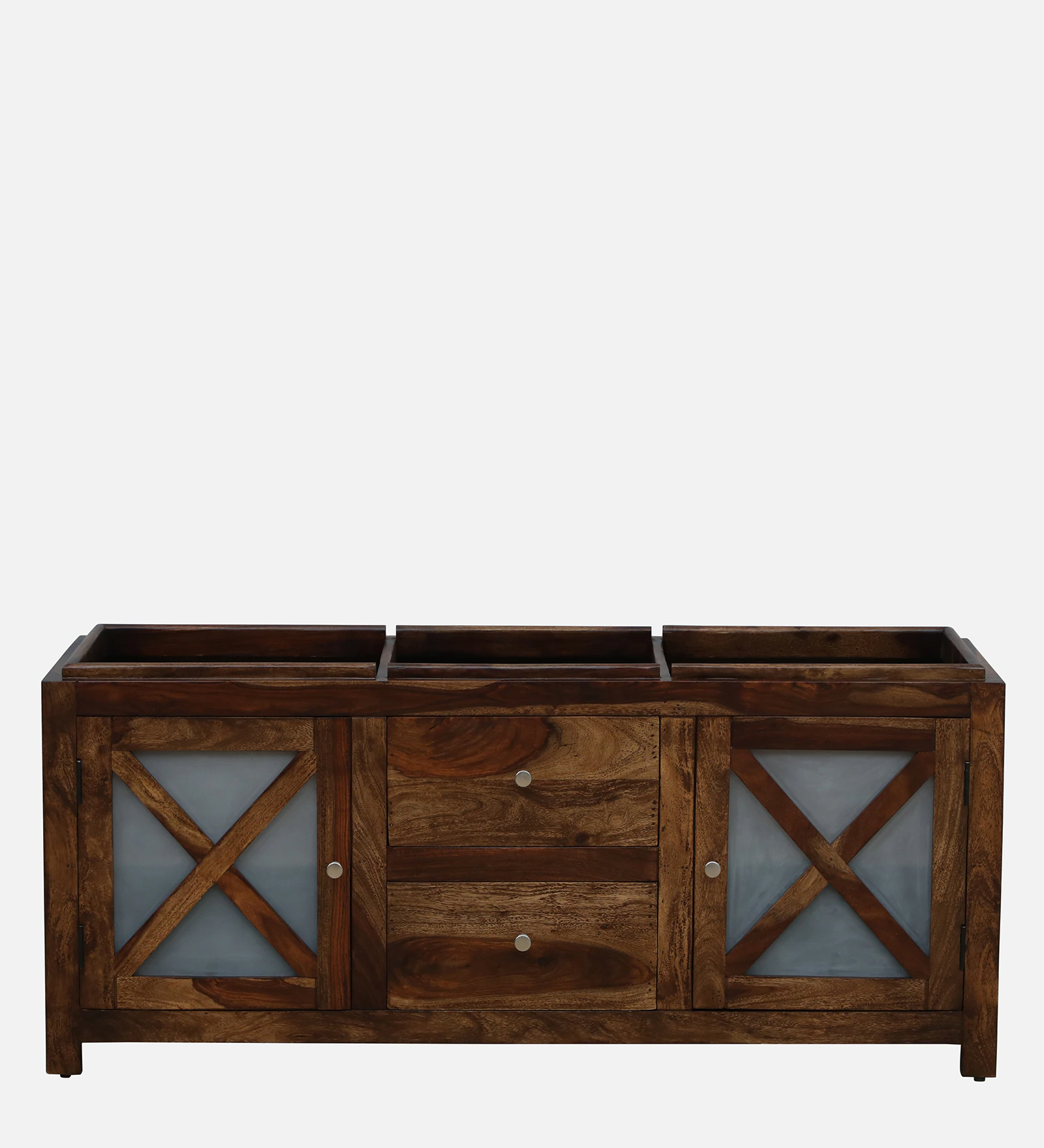1. Premiu1. Premium Solid Sheesham Wood Spacious Storage Wardrobe for Bedroomm Solid Sheesham Wood Spacious Storage Wardrobe for Bedroom - Image 4