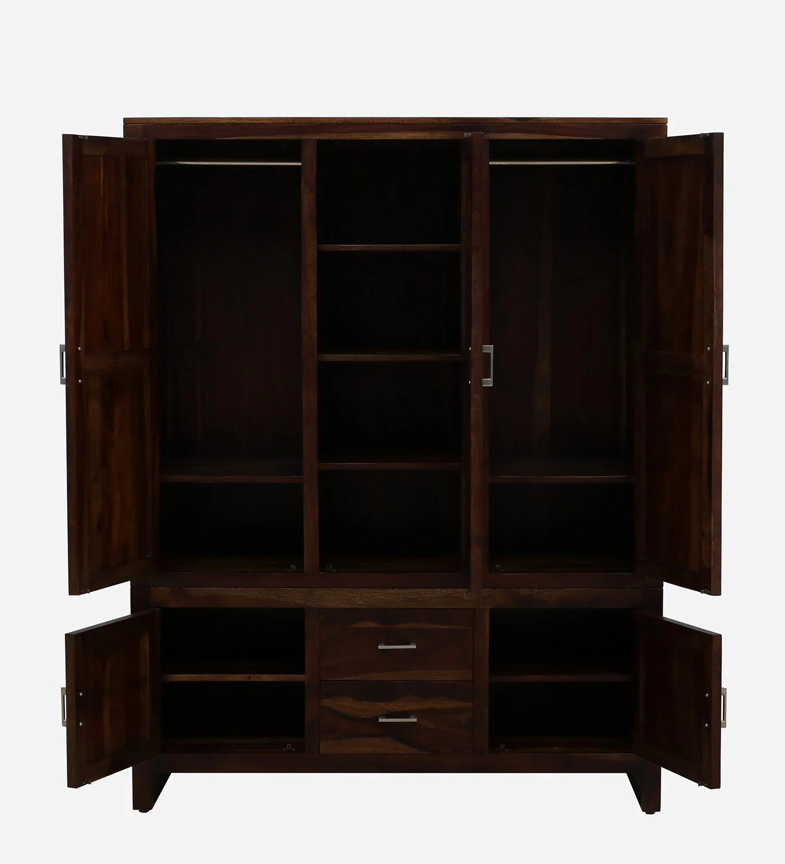 2. Elegant Classic Wooden Wardrobe with Ample Storage and Stylish Design - Image 7