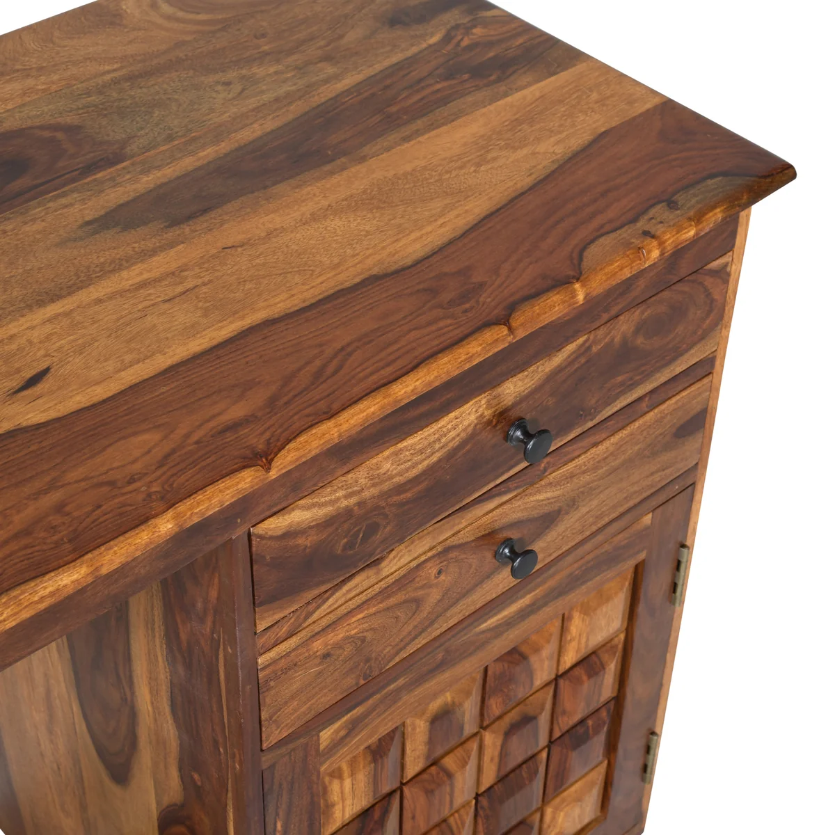 3. Classic Solid Wood Study Desk with Spacious Worktop and Storage - Image 3