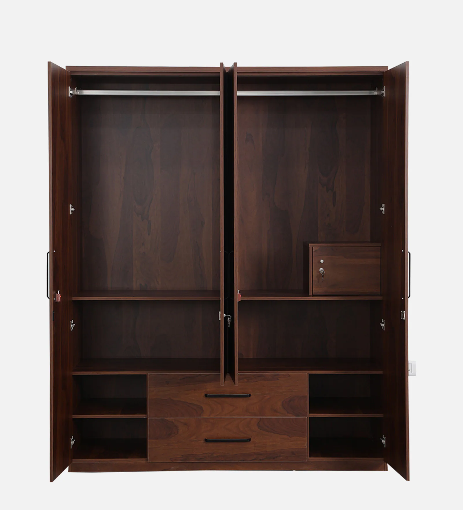 5. Contemporary Wooden Wardrobe with Spacious Storage for Modern Bedrooms - Image 2