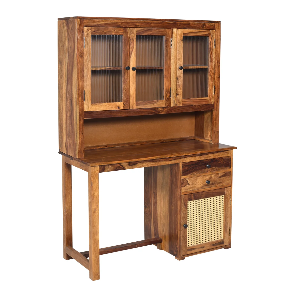 5. Premium Wooden Study Table with Stylish Cabinet and Drawer Storage - Image 3