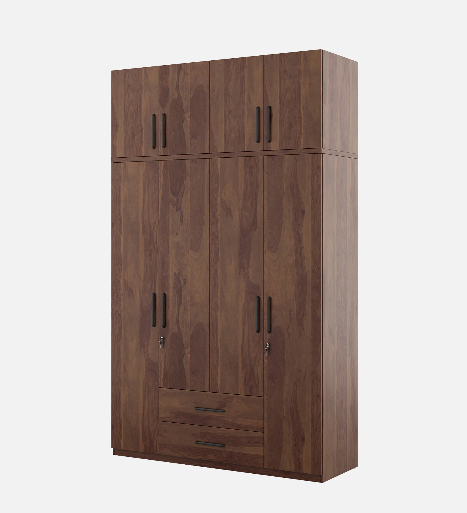 6. Luxury Solid Sheesham Wood Wardrobe with Multiple Storage Compartments - Image 4
