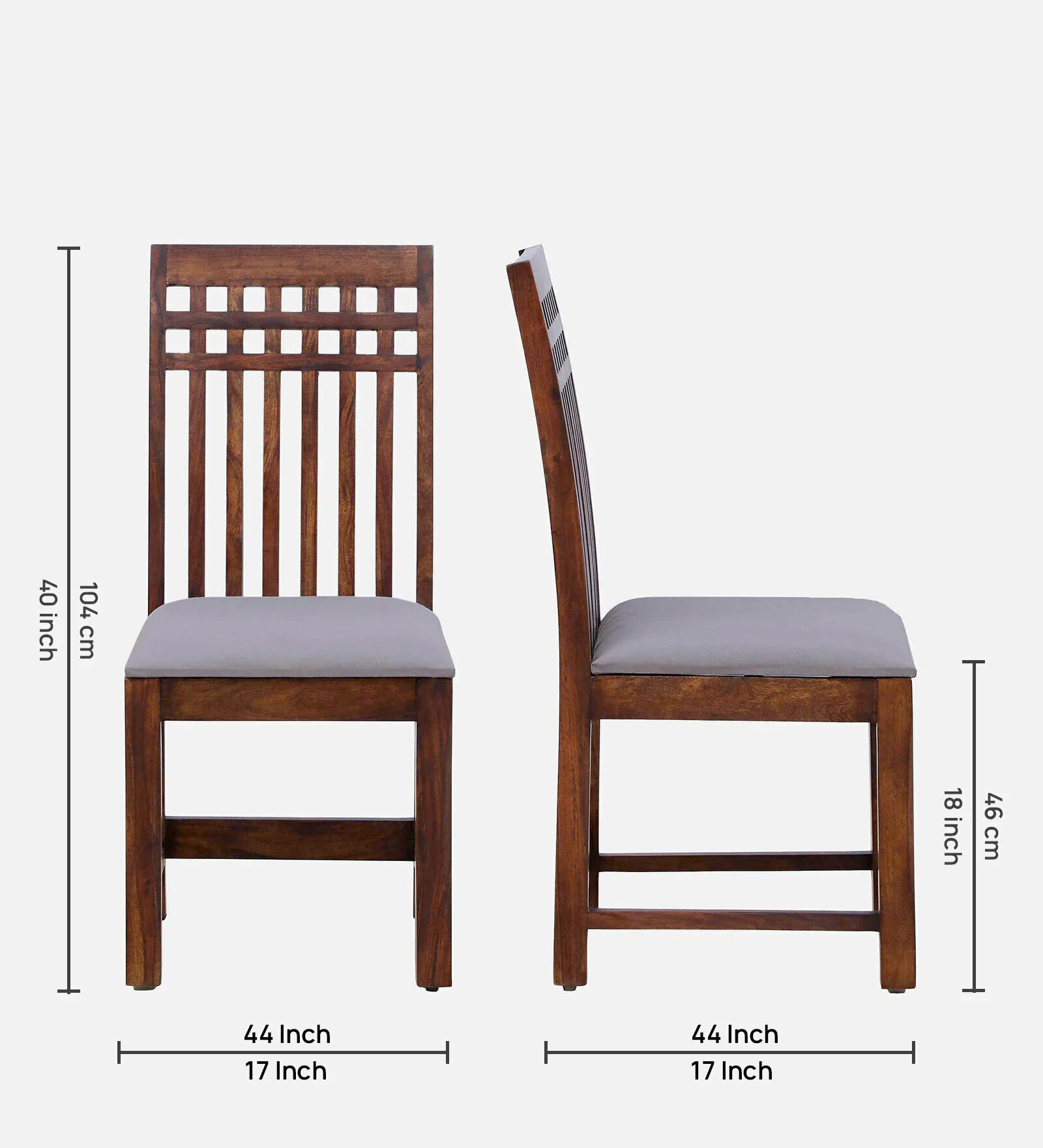 Arden Elegant Sheesham Wood 4 Seater Dining Table Set - Image 3