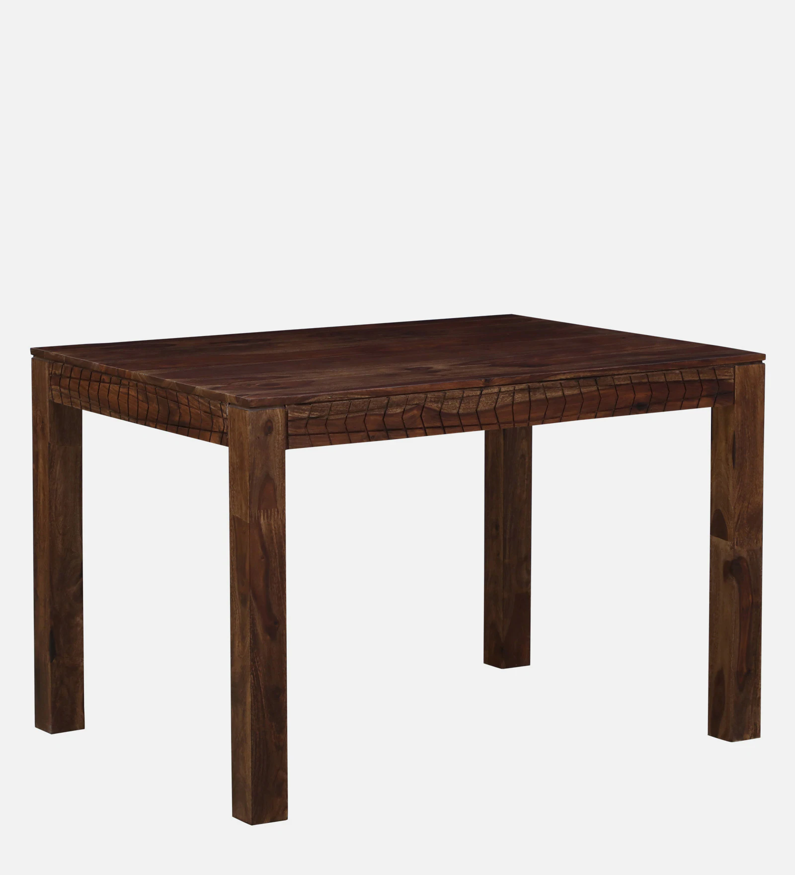Arden Elegant Solid Wood 4 Seater Dining Table with Chairs - Image 3