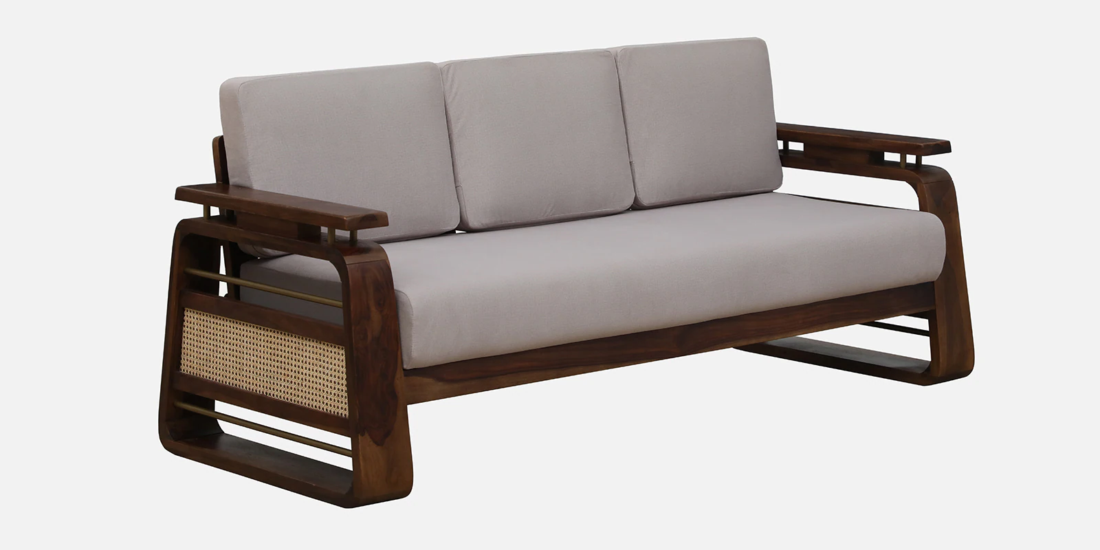 Classic Wooden Frame Luxury Comfort 3 Seater Sofa for Home - Image 2