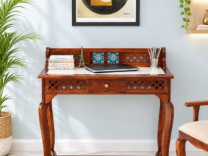 Contemporary Wooden Study Table with Minimalist Design