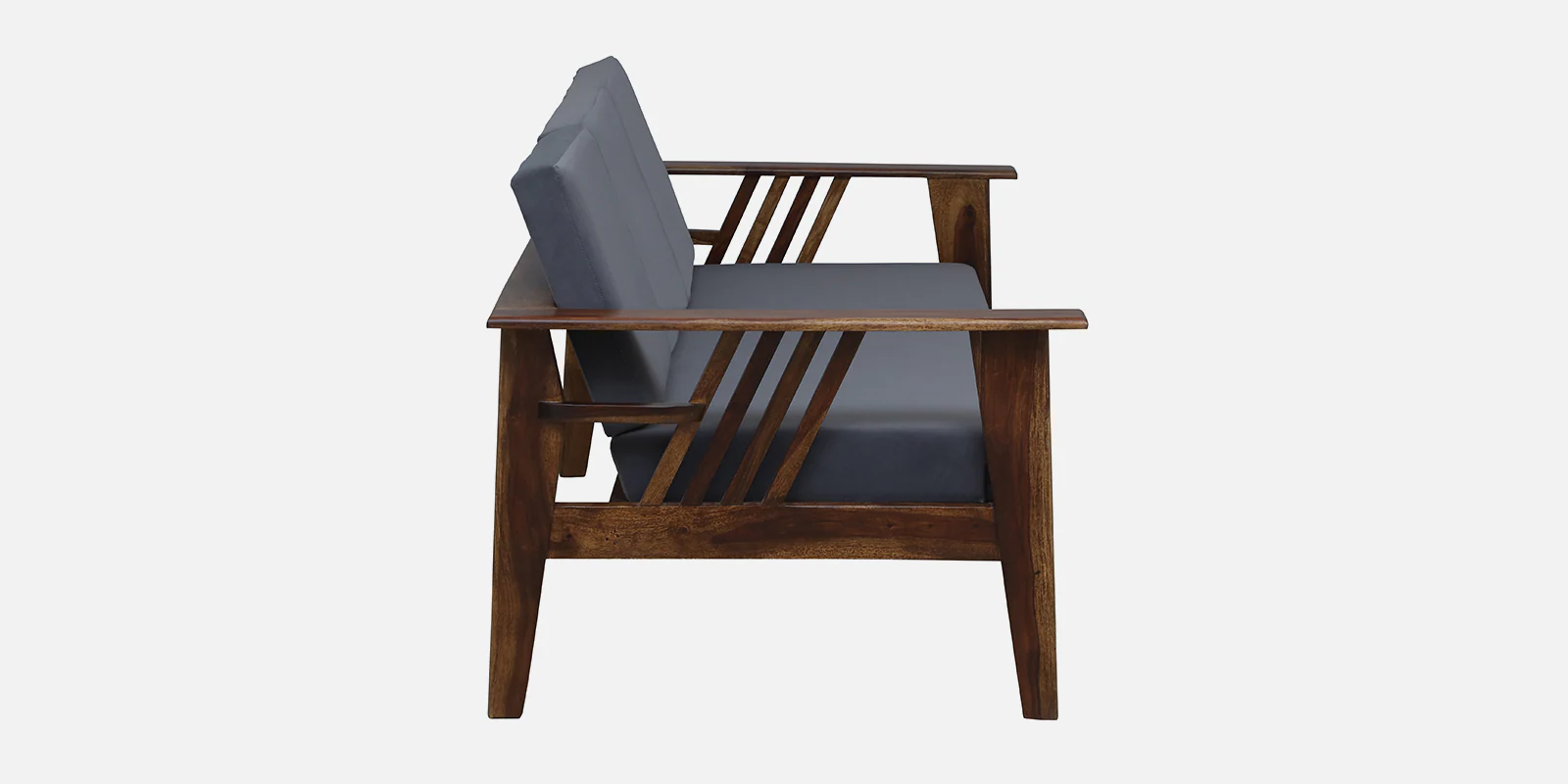 Natural Sheesham Wood Elegant Family Seating 3 Seater Sofa - Image 2