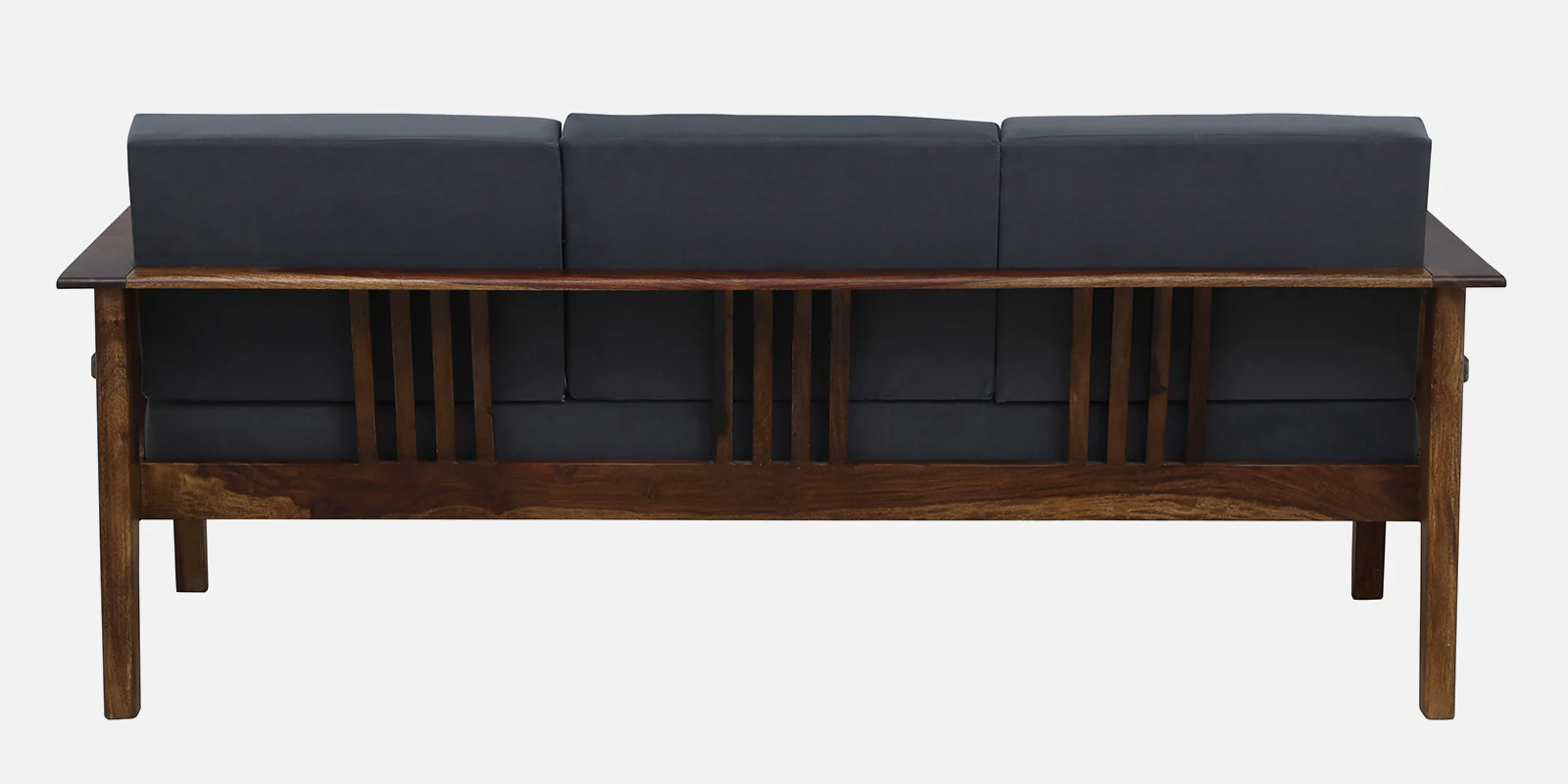 Natural Sheesham Wood Elegant Family Seating 3 Seater Sofa - Image 5