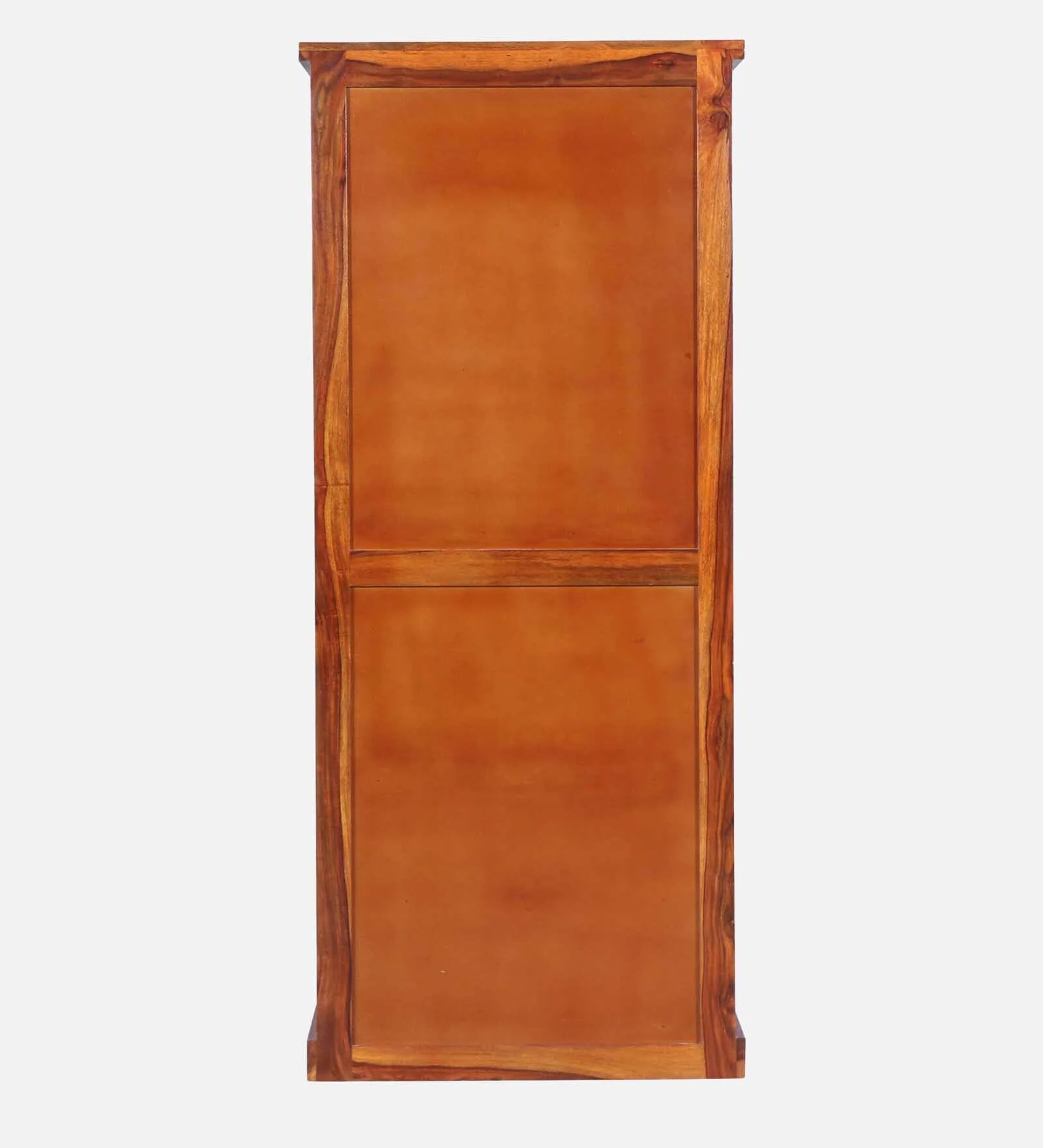 Premium Natural Wooden Single Door Clothes Storage Almirah - Image 3