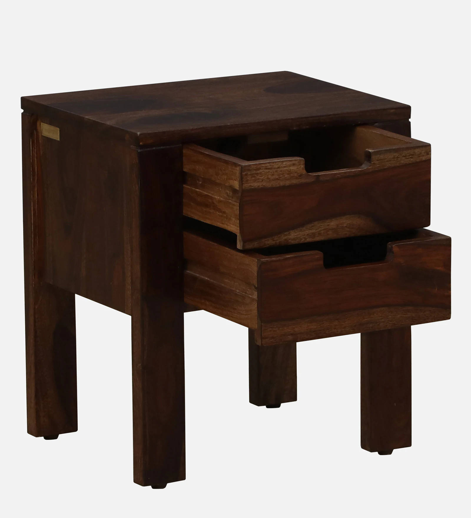 Premium Sheesham Wood Bedside Storage Cabinet - Image 4