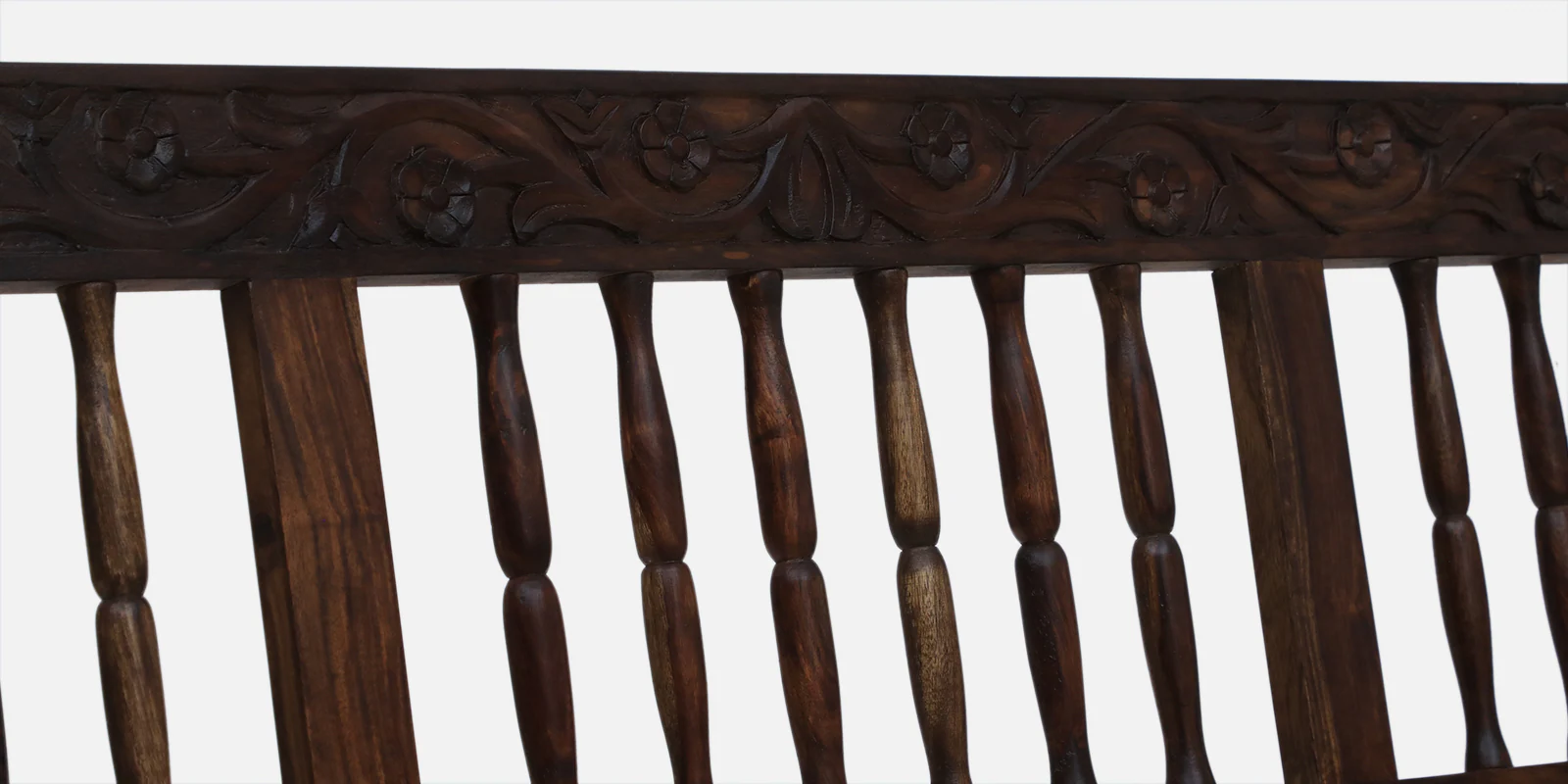 Royal Classic Solid Sheesham Wood 3 Seater Sofa for Living Room - Image 3